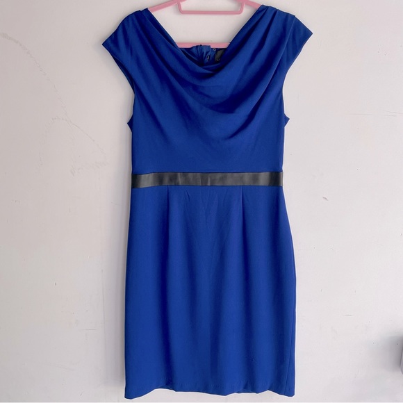 Royal blue sleeveless dress - Picture 1 of 4